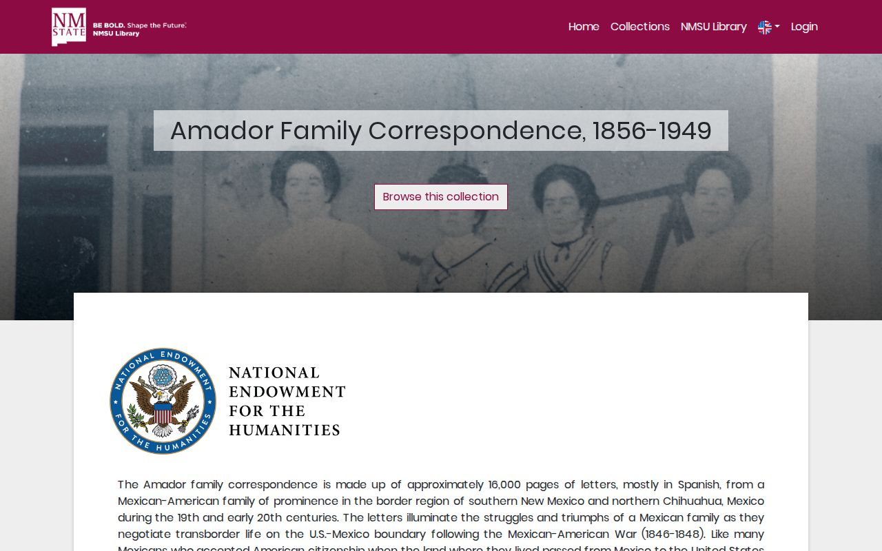 Doña Ana County city directory companion research in the NMSU Amador correspondence collection